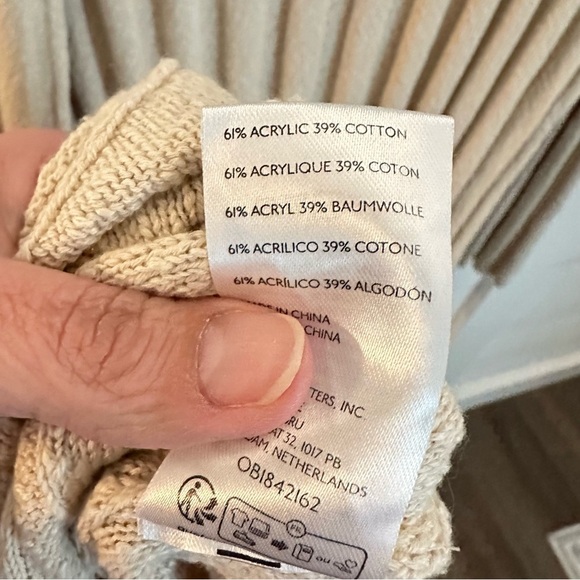 FREE PEOPLE L Wanda rib cowl neck woman Natural stretch oversized maxi dress - Picture 11 of 15